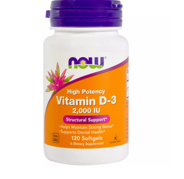 Витамины NOW Foods Vitamin D3 2000 ME - 240 софт гель: продажа, цена в ...