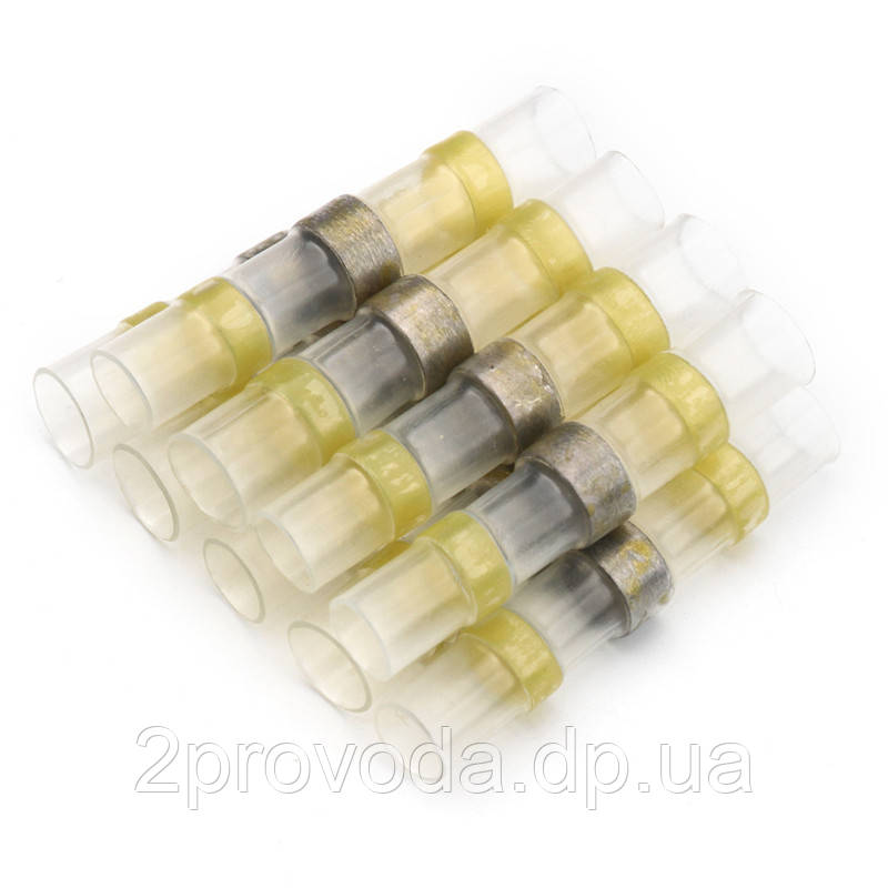 Термоусадка з припоєм оловом термоусаживаемая гільза (10 штук) ТТВ-4, фото 1