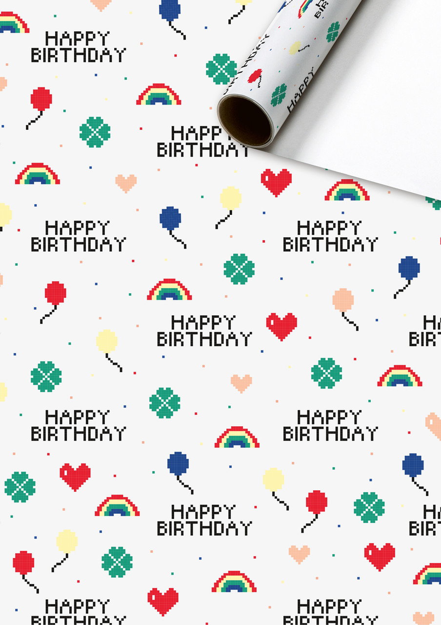 Папір подарунковий Stewo 0,7 x 2,0 м Birthday Fun Josip Швейцарія 2528149998-3