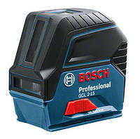 Нівелір лазерний Bosch GCL 2-15 + RM1 + BM3 clip + кейс, ± 0.3 мм на 30 мм, до 15 м, 0.5 кг
