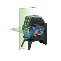 Нівелір лазерний Bosch GCL 2-15G + RM1 + кейс, до 15 м, ± 0,3 мм/м, IP 54, зелений промінь