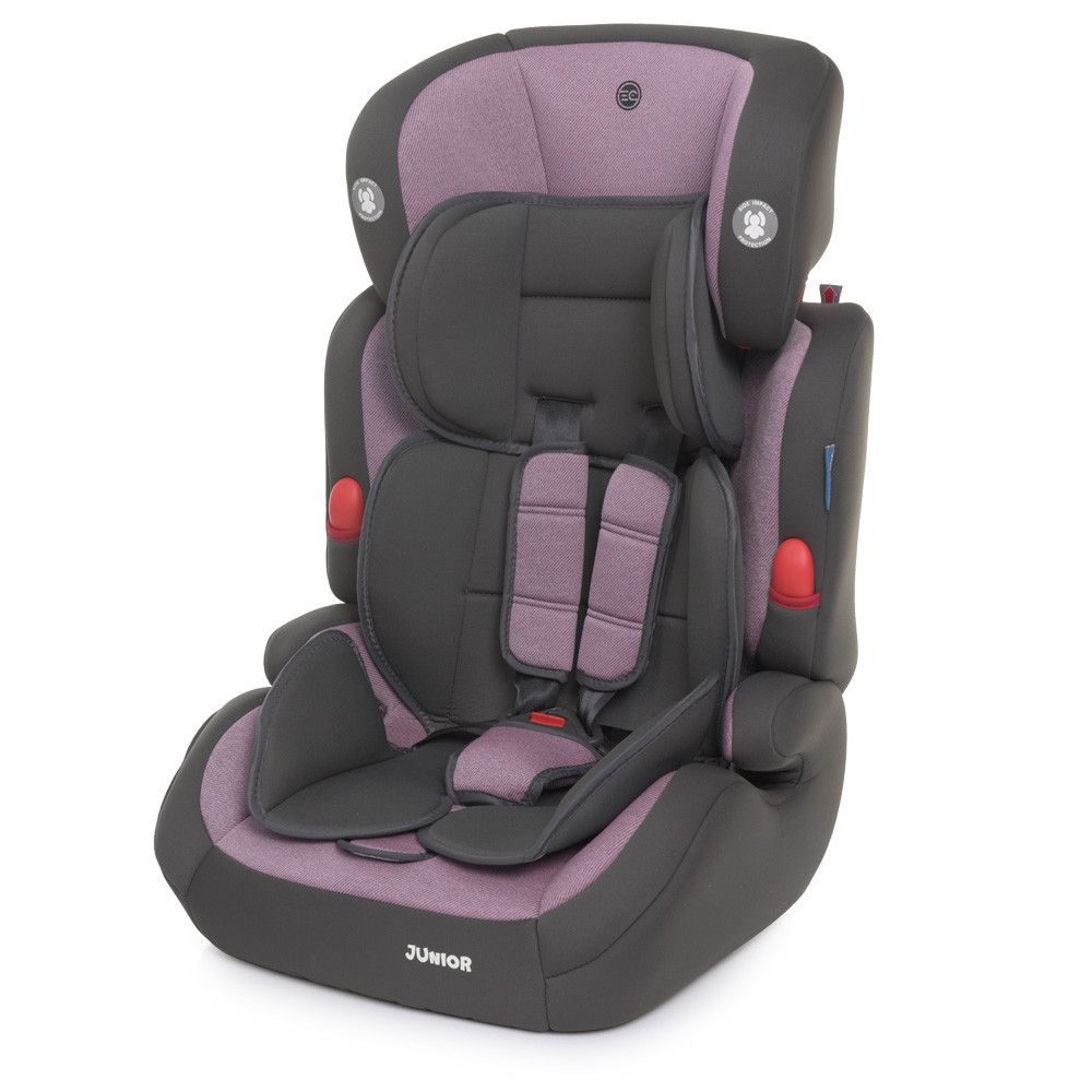 Автокрісло El Camino 2в1МЕ 1008 Royal JUNIOR Violet з бустером 9-36 кг, фото 1