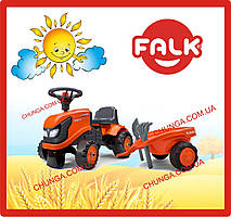 ДИТЯЧИЙ ТРАКТОР КАТАЛКА З ПРИЧЕПОМ FALK 260C KUBOTA