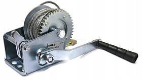 Барабанна лебідка ручна Black ! 800 кг - Довжина кабелю ~ 10 м