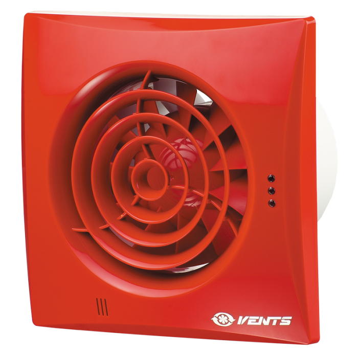Витяжний вентилятор Vents 150 Квайт червоний