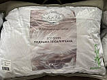 Подушка Bella Villa Бамбук 50х70см, тік білий з вишивкою, фото 3