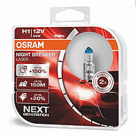 Галогенные лампы H1 OSRAM Night Breaker LASER +150% 55W ОРИГИНАЛ