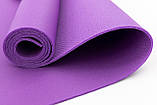 Килимок (каремат) для йоги, фітнесу, танців OSPORT Колібрі (FI-0077) Фіолетовий, фото 2