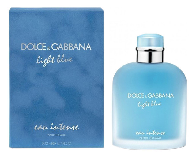 Dolce Gabbana Light Blue Eau Intense Pour Homme Парфюмированная вода ...