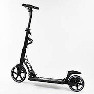 Двоколісний Самокат Best Scooter 92228 дискове гальмо, 2 амортизатора, зручна система складання, фото 2