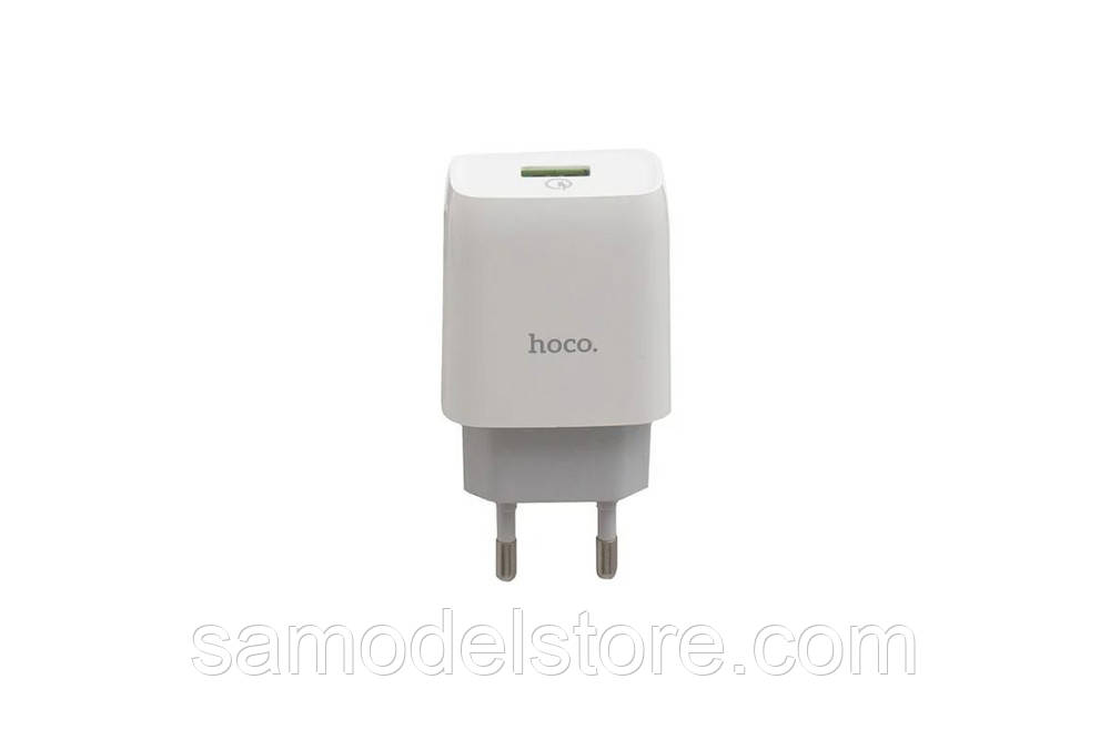 Мережевий зарядний пристрій Hoco C72Q 1 USB 1,5 А, фото 1