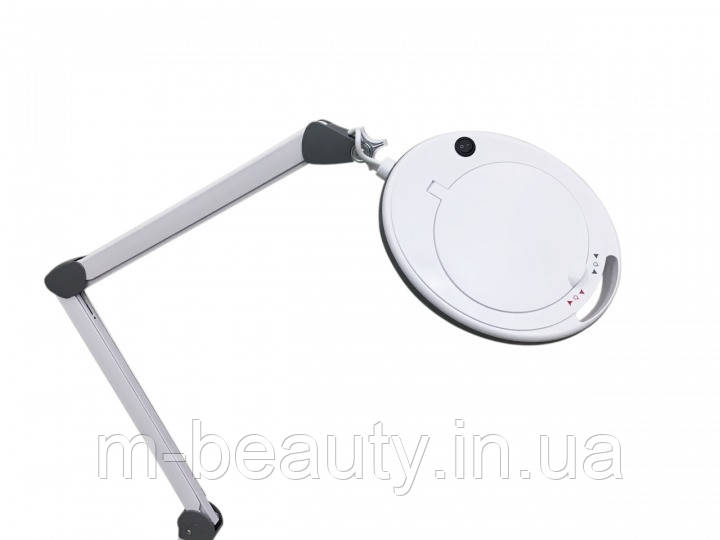 Настільна лампа-лупа світлодіодна холодний/теплий світло 6014 Led (3D) з регулюванням яскравості та світла