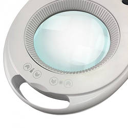 Лампа з лупою та регулюванням (холодне/тепле світло) Led 6027К (3D 1-12W) для косметолога