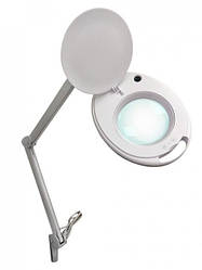 Настільна лампа лупа "холодне" світло і регулюванням яскравості 6027К-Н Led 1-12W (3/5D) для косметолога