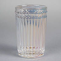 Скляні стакани в вінтажному стилі "Діамант" 12,5 х 8 см, 6 шт. комплект