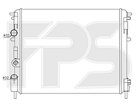 Радиатор охлаждения двигателя Renault kangoo 1997-2003 (объем 1.9 дизель)