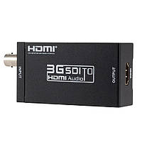 Аудио конвертер преобразователь по коаксиальному кабелю для видеонаблюдения SDI-HDMI SDI-HD 3G-SDI