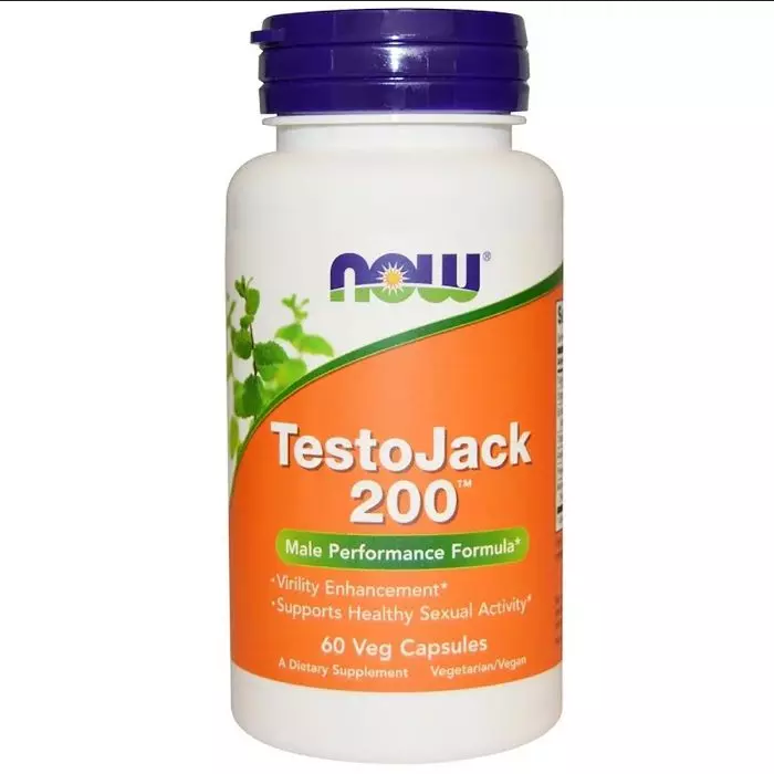 Репродуктивне Здоров'я чоловіків ТістоДжек, TestoJack 200, Now Foods, 60 капсул