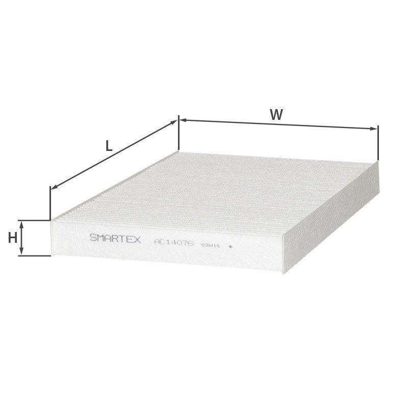 Фільтр салону Opel Combo Smartex AC14030 аналог Mann CU 2243, Mahle LA 306, фото 1