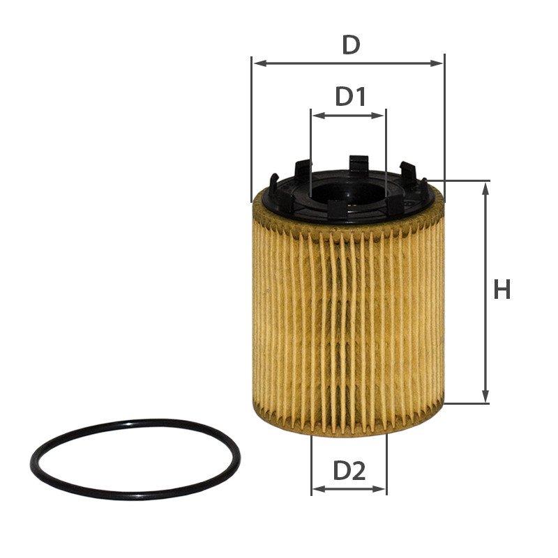 Масляний фільтр Opel Meriva Smartex OE18025ECO аналог Mann HU 713/1 x, Mahle OX 371D ECO