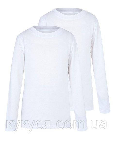 Реглан білий однотонний для хлопчика George