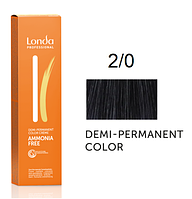 Крем-фарба Londa Professional без аміаку 2/0 Чорний 60 мл.