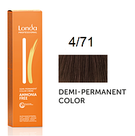 Крем-фарба Londa Professional без аміак 4/71 Середньо-коричневий коричнево-попелястий 60 мл.