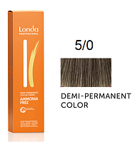 Крем-фарба Londa Professional без аміаку 5/0 Світло-коричневий 60 мл.