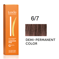 Крем-фарба Londa Professional без аміаку 6/7 Темний коричневий блонд 60 мл.