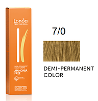 Крем-краска Londa Professional без аммиака 7/0 Средний блондин 60 мл.
