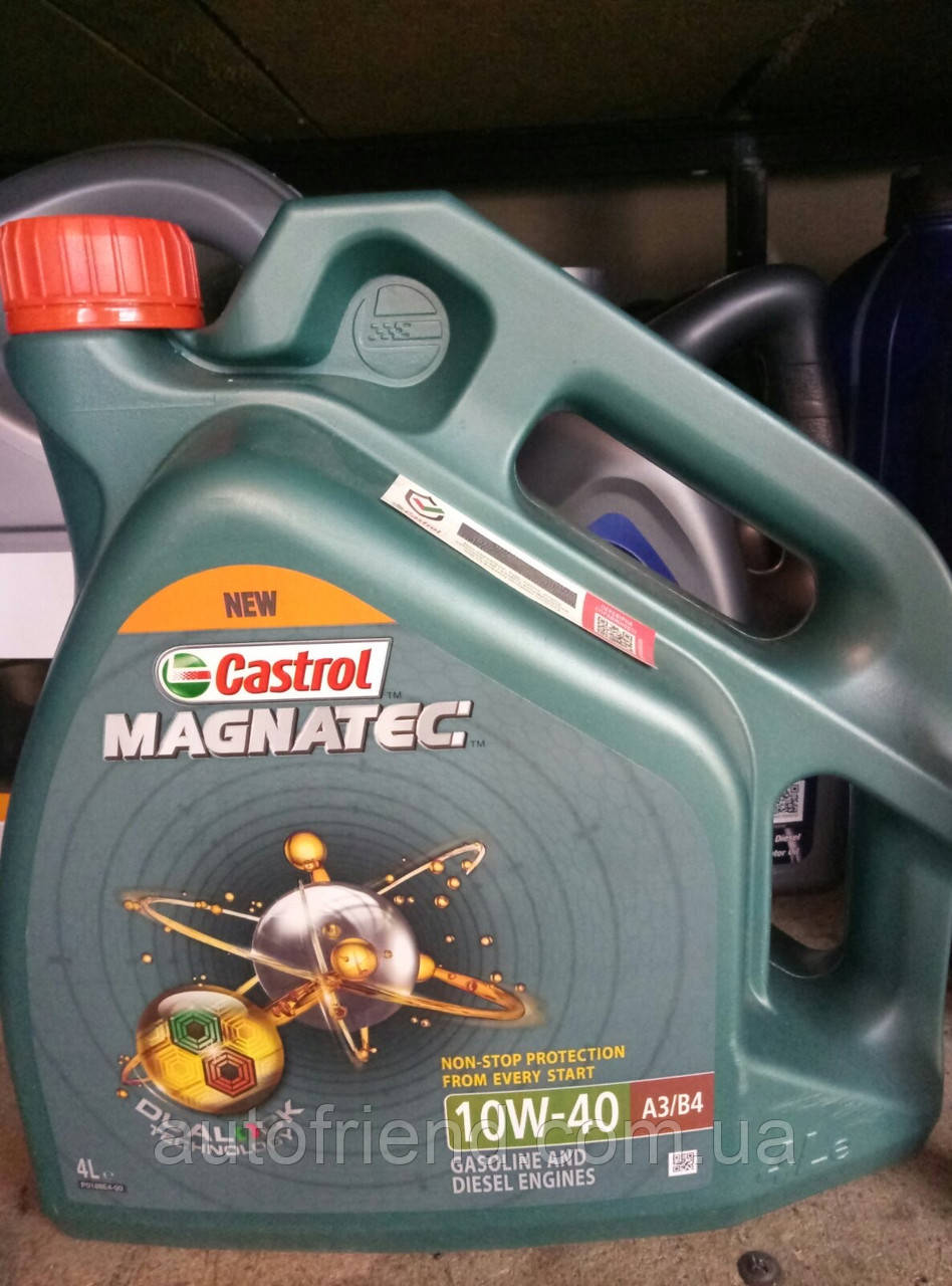 CASTROL Magnatec 10W40 A3/B4 4л - фото 1 - id-p111302343