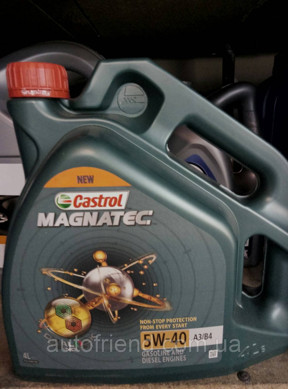 CASTROL Magnatec 5W40 A3/B4 4л - фото 1 - id-p111354409