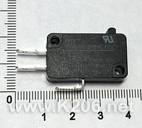 MSW-01 / KW11-7-1 Микропереключатель; без рычага; 16A 250VAC; ON-(ON) без фиксации; 28х16мм; ZX