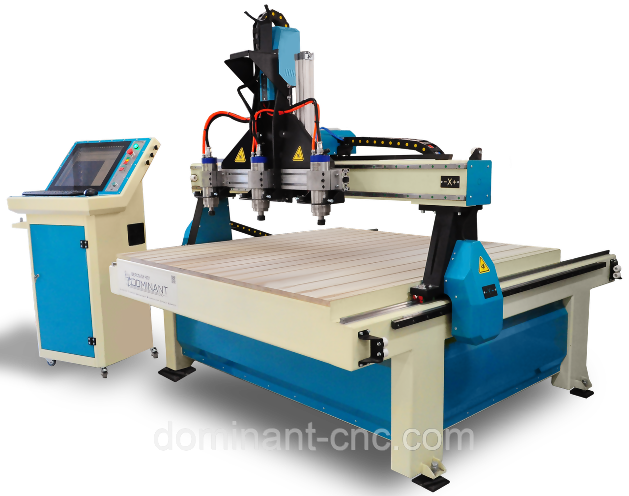 Фрезерний верстат з ЧПК 1600х1600мм 3-х шпиндельний