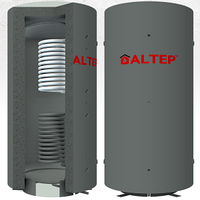 Буферна ємність (акумулятор тепла) Альтеп ТА1в. 1500 з верхнім теплообмінником