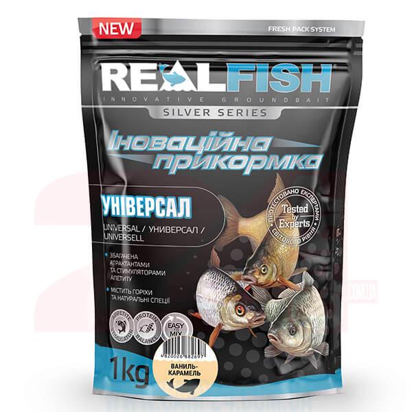 Прикормка Realfish Універсал Ваніль-Карамель 1кг