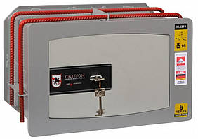 Сейф вбудований у стіну Griffon W.2319.К (ВxШxГ:230x350x190), сейф у стіну, сейф-миттю, сейф для дому