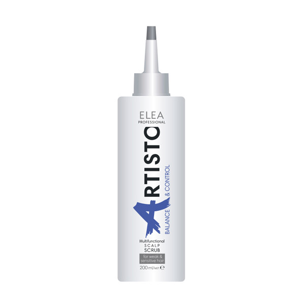 Пілінг для шкіри голови Elea Professional Artisto Balance & Control Multifunctional Scalp Scrub 200 мл