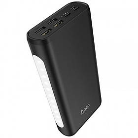Зовнішній акумулятор (Power Bank) Hoco J60 Snowflake Table Lamp (30000 mAh) Black