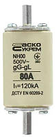 Предохранитель ножевой с плавкой вставкой NH00 80A gG, АСКО-УКРЕМ (A0050010014)