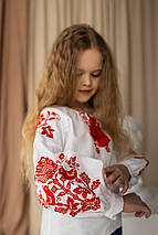 Етно - вишиванка для дівчинки "Птахи", фото 2