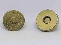 Кнопка магнітна 18 мм бронза
