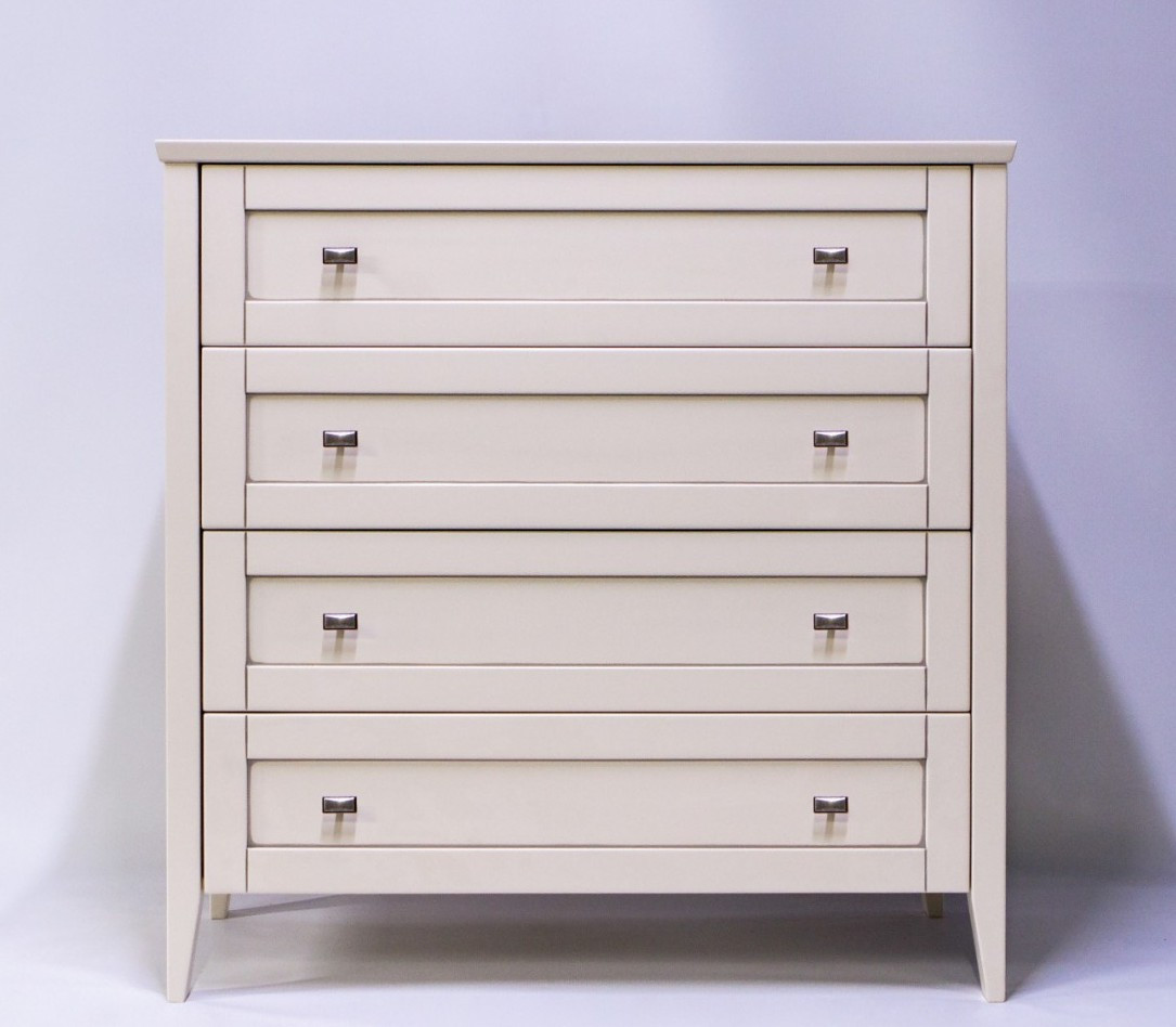 Комод на 4 шухляди в класичному стилі з масиву дерева Вірджинія ROKA, колір на вибір