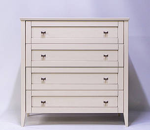 Комод на 4 шухляди в класичному стилі з масиву дерева Вірджинія ROKA, колір на вибір, фото 1