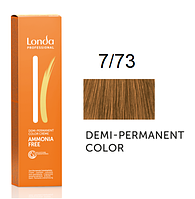 Крем-фарба Londa Professional без аміаку 7/73 Середній блондин мідно-золотистий 60 мл.