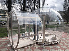 Надувна прозора бабл палатка 3 метри з вентилятором для заходів і відпочинку, фото 3