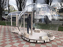 Надувна прозора бабл палатка 3 метри з вентилятором для заходів і відпочинку, фото 4