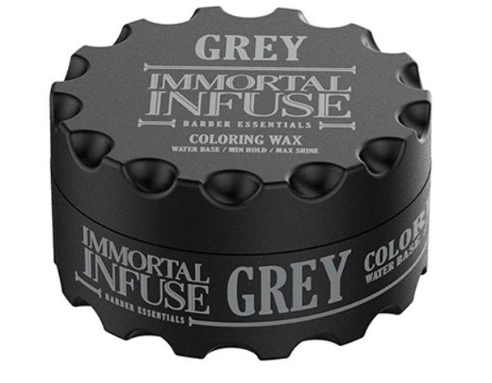 Сірий кольоровий віск для волосся Immortal Grey Coloring Wax 100мл (152-070)