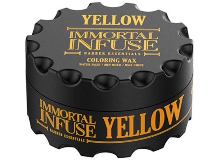 Жовтий кольоровий віск для волосся Immortal Yellow Coloring Wax 100мл (152-072)