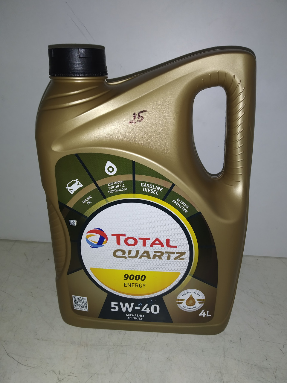TOTAL Олива моторна Quartz 9000 Energy 5w40 4 л, фото 1